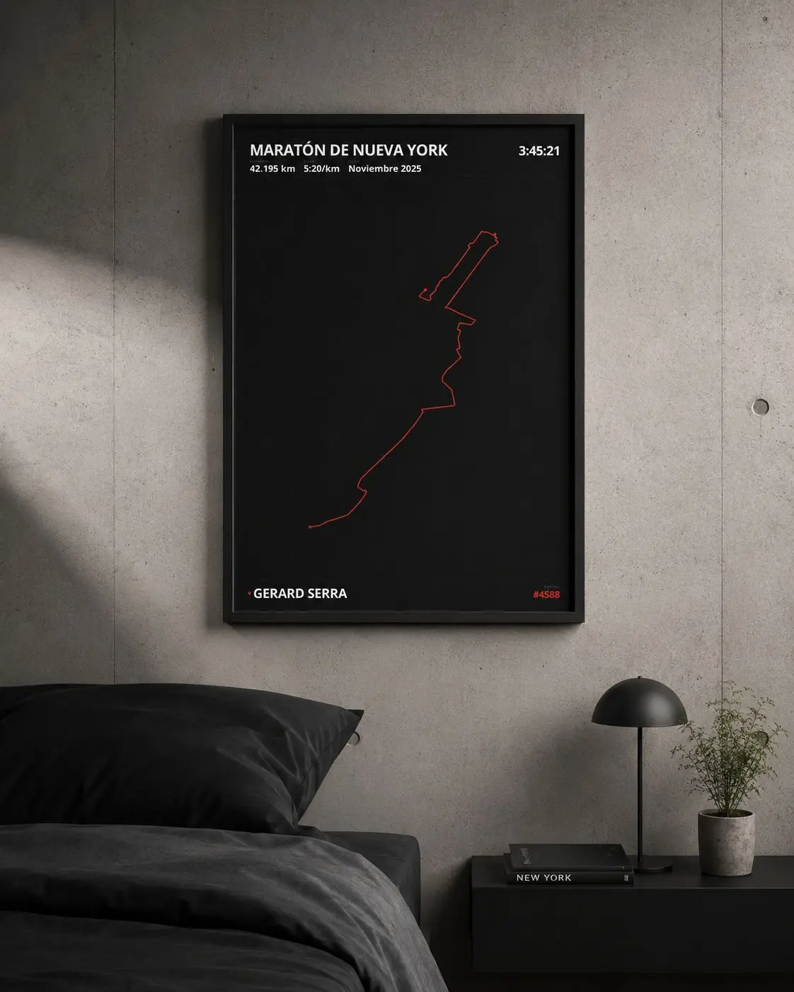 Póster personalizado Maratón Nueva York