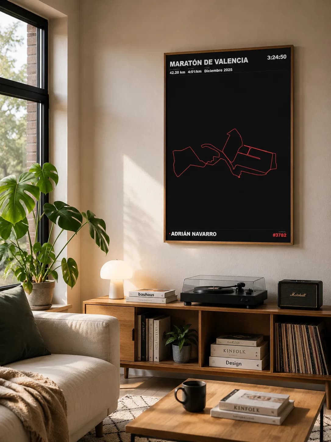 Póster personalizado de la Maratón de Valencia — Ubyssal