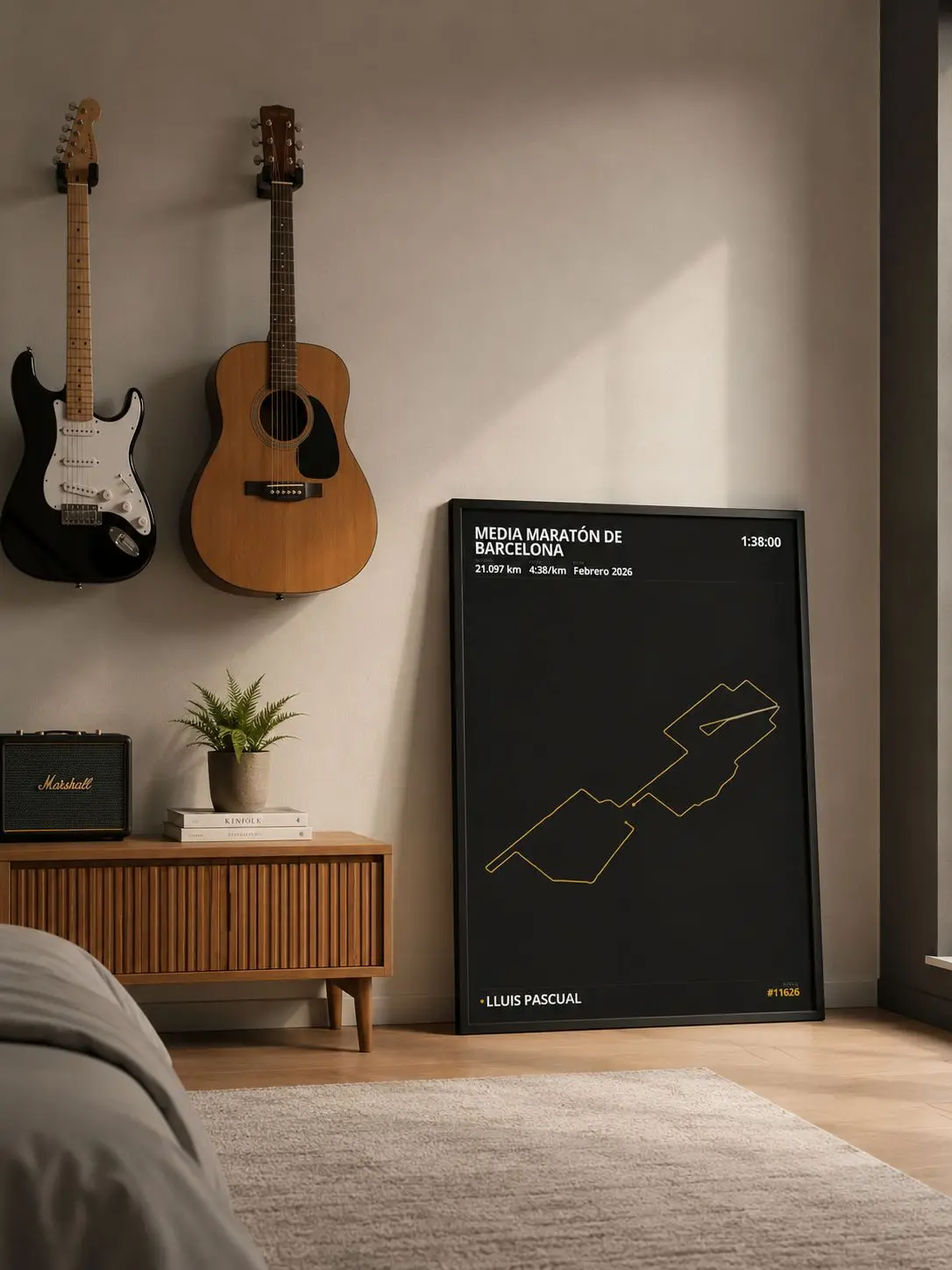 Póster personalizado media maratón